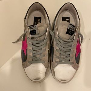 Size 38 Golden Goose Superstar sneakers.
